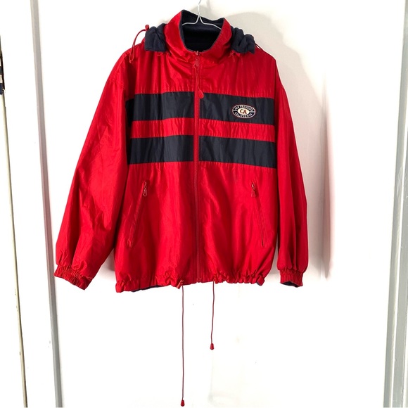 Reversible San Francisco Red Vintage Full Zip Jacket - Picture 15 of 16
